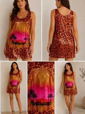 Versace for H&M Sequin Mini Dress – US 8 / EU 38